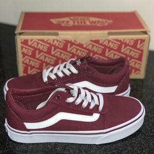 Burgundy Old Skool Vans